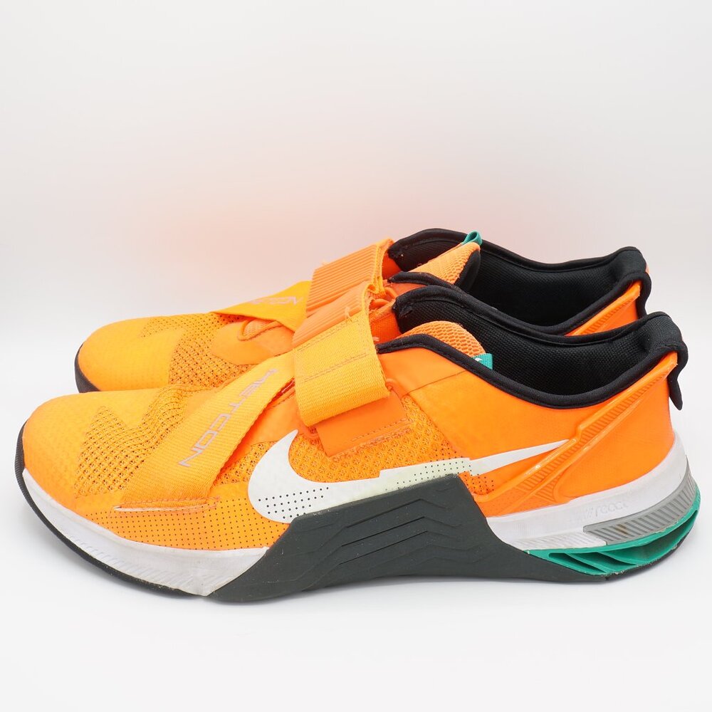 Metcon 7 FlyEase Total Orange Clear Emerald Training Sneakers Men's Size 15 - Picture 2 of 10